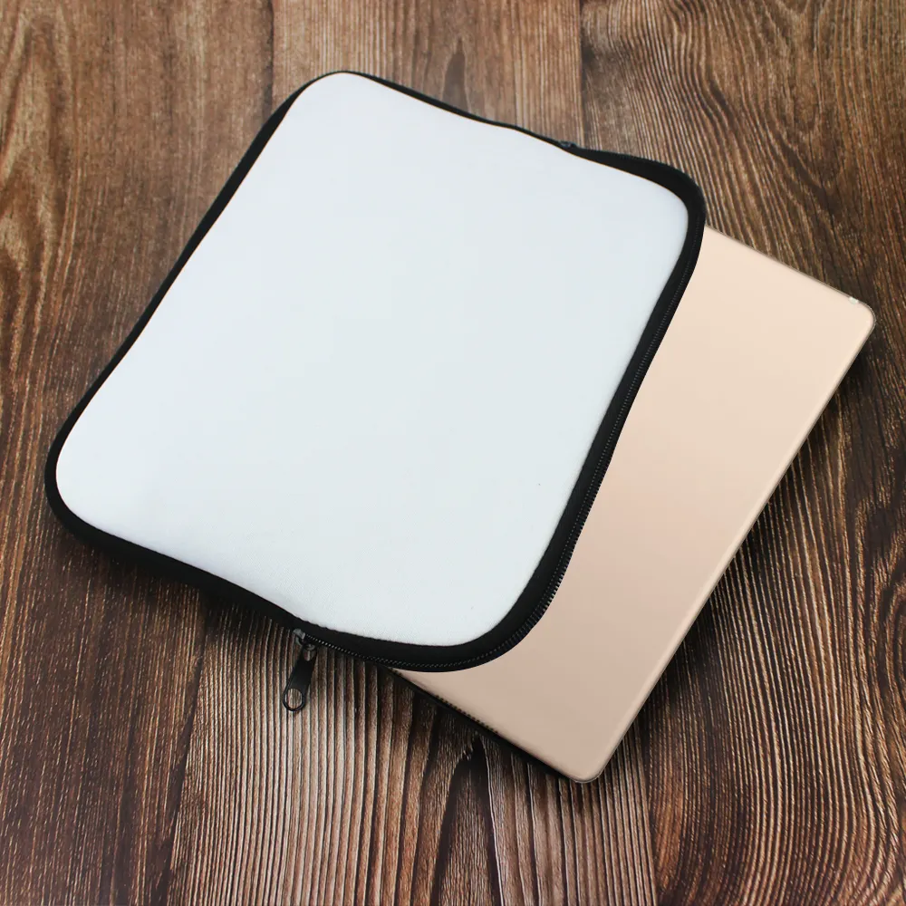 Venta caliente DIY sublimación en blanco funda para portátil personalidad 10 "13" 15 "funda para portátil bolsas de transferencia de calor de neopreno para iPad