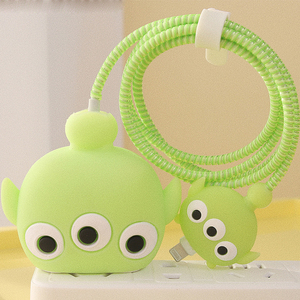 New Design Charging Head Protector Cartoon <strong>2</strong> <strong>in</strong> <strong>1</strong> Silicone Charger Protector - Product Image 5