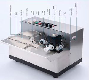 Codificatore automatico continuo a secco solido codificatore a goffratura di inchiostro per etichetta/adesivo/Tag/sacchetto di plastica per imballaggio di carta - Product Image 5