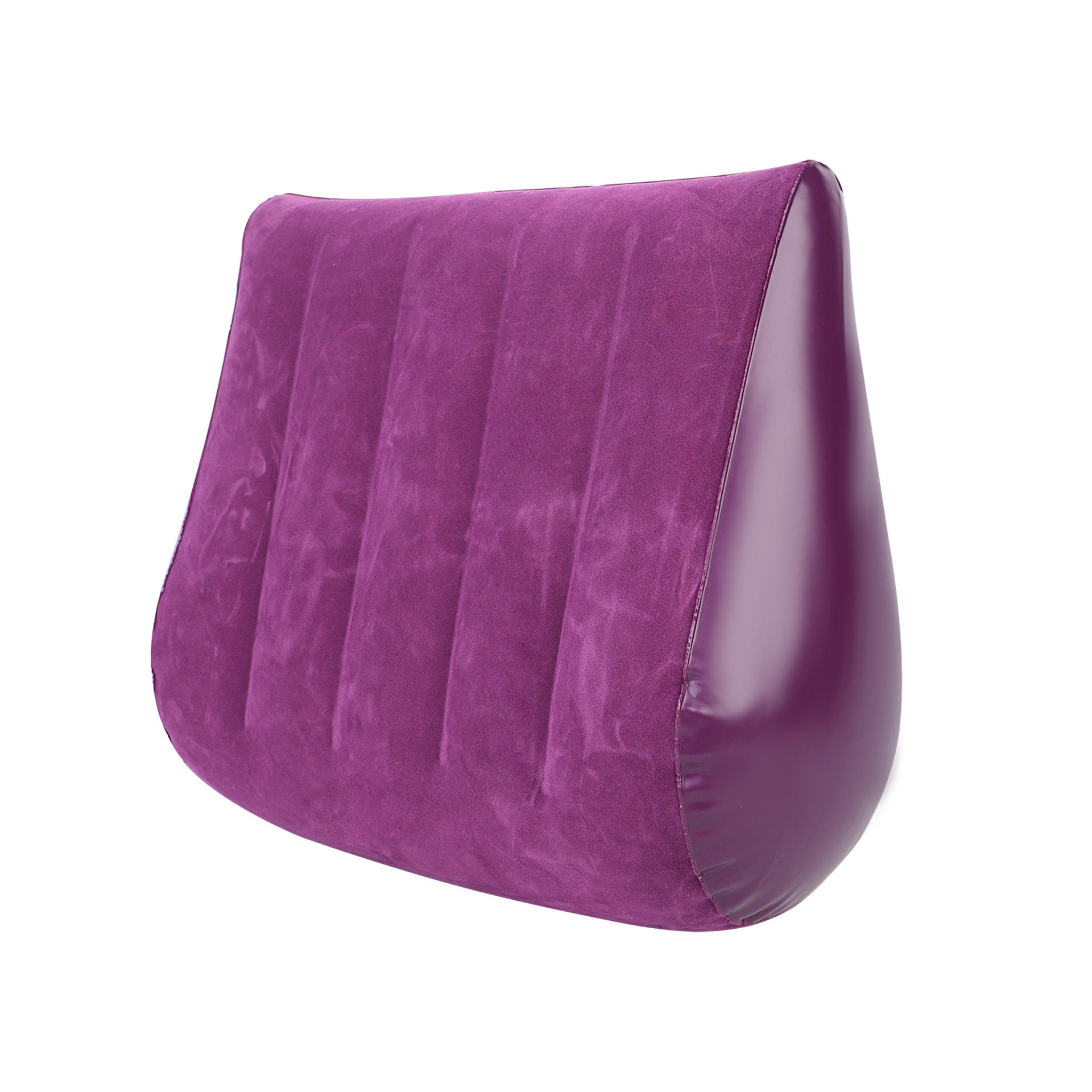 Oreiller triangle violet