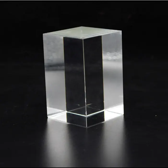 Wholesale Customizable Various Size 3d Laser Etched Blank Crystal Cube For Engraving