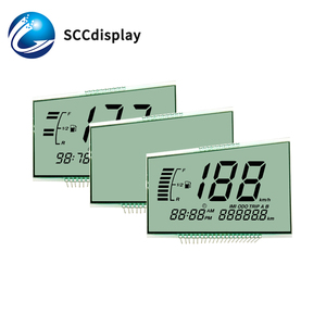 Benutzer definiertes monochromes HTN 7-Segment-LCD-Anzeigemodul für Elektromotor räder mit Segment-LCD-Display