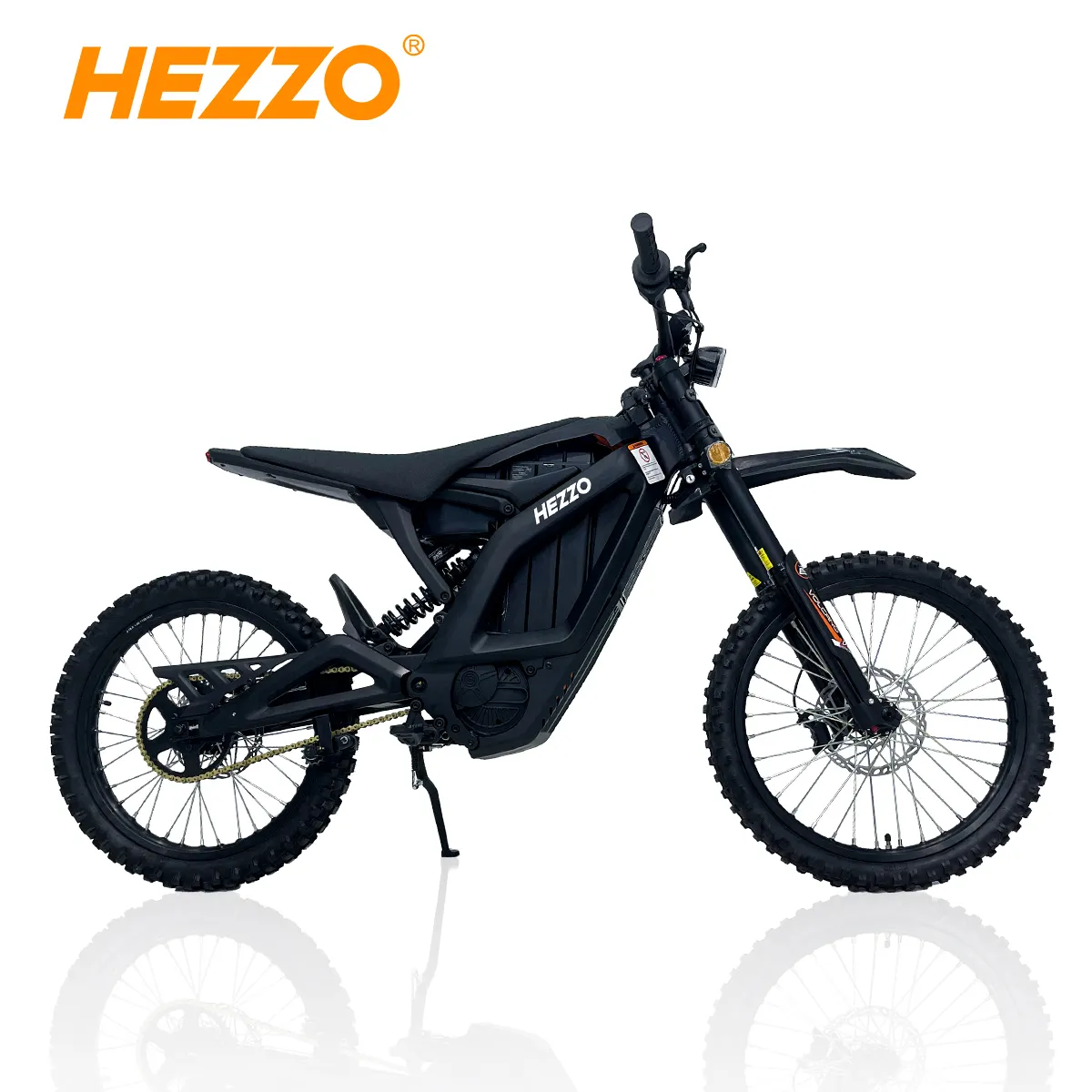 2024 HEZZOEEC電動ダートバイクライトダートバイク72v9000wミッドドライブ40AhパワフルオフロードEbikeSur Ron電動バイク