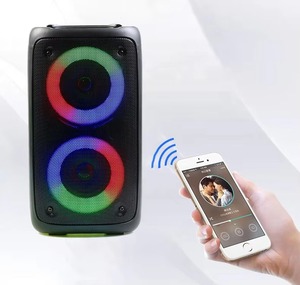 Sistema de Karaoke Bluetooth inalámbrico multifunción con soporte de 2 micrófonos para uso comercial en exteriores e interiores