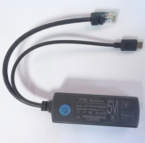 Micro USB Type-C Splitter PoE IEEE 802.3af 10/100Mbps potenza su Ethernet per dispositivi alimentati 5V 2.4A e Raspberry PI - Product Image 5