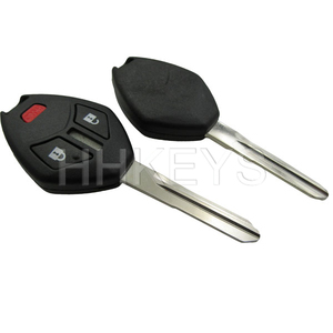 Mitsubishi 2 1 Tasten Remote Key Shell mit linker Klinge und Taste