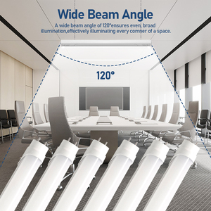 美国库存ETL/<span class=keywords><strong>DLC</strong></span> 5CCT 10W 12W 18W 22W 36w玻璃灯灯具2英尺4英尺管灯8 <span class=keywords><strong>T8</strong></span>发光二极管管灯