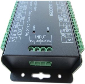 24 Channels RGB RGBW <strong>LED</strong> <strong>DMX</strong> to <strong>PWM</strong> Decoder <strong>LED</strong> Display <strong>Controller</strong> 24CH DMX512 Decoder