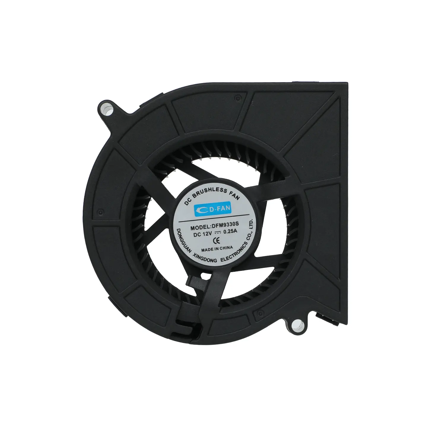 Mini ventilatore centrifugo senza spazzole commerciale 12v 24v 90mm 9330 dc per fornelli a induzione