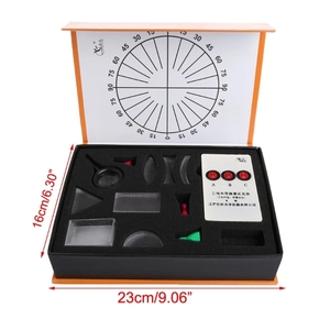 Optical <strong>Experiment</strong> Kit Triangular Prism Convex Lens Concave Mirror Dial Three Line Semiconductor Laser Light <strong>Source</strong> Physics - Product Image 1