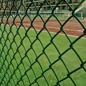 Mạ kẽm dây kim cương lưới Chuỗi liên kết hàng rào cho hàng rào kim loại bóng đá mặt đất <span class=keywords><strong>Net</strong></span> - Product Image 6