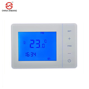 AB03H Touchscreen Heizung blaue Hintergrund beleuchtung Thermostat mit wöchentlich programmier bar - Product Image 1