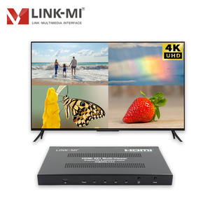 LINK-MI 4x1 2x1 Multi-espectador sin 4K @ 30Hz HDMI interruptor Audio de PIP 13 modos de visualización Multiviewer - Product Image 1