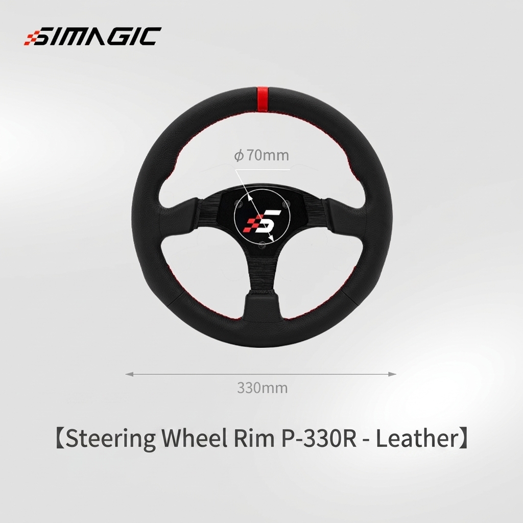 P-330r 330mm leather disc body -- black