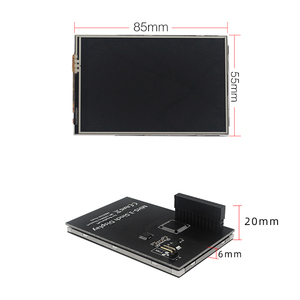 Raspbian Ubuntu Kali Retropieオプションケースファン用RaspberryPi 4B 3B 3B 125MHz SPI LCDディスプレイ用3.5インチタッチスクリーン - Product Image 6