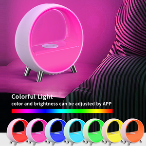 Led Decorative Colorful Light App Control Atmosphere <strong>Lamp</strong> Blue Tooth Speaker Bedside Wake up Light - Product Image 5