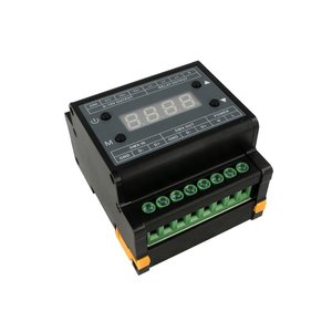 DINレール接続LED調光器DMX512 ~ 0-10V 4チャンネル12V 300W最大負荷制御ユニット - Product Image 2