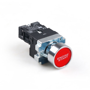 12V 10A LED Motor de coche Arranque de encendido Interruptor de botón de arranque Panel de interruptor de encendido de alta calidad Empuje de arranque del motor