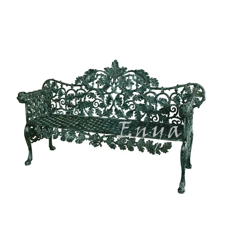 China Wholesale Antique Outdoor Metal Seating Furniture Cast Iron Garden Benches