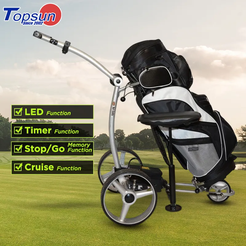 Produttore Golf Caddy Buggy Push Pull Golf Cart piccolo carrello pieghevole Golf Trolley