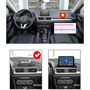 רדיו מכונית אנדרואיד עבור mazda 3 xela 2014-2017 אלחוטי/קרטון אלחוטי/קווי מסך מגע אלחוטית 4g wifi