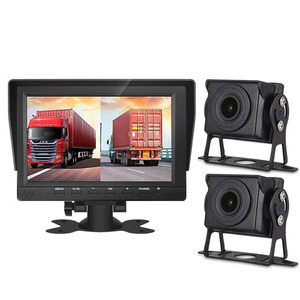 10.1 Polegada À Prova D' Água AHD Split Screen Backup <span class=keywords><strong>Camera</strong></span> 2 Video <span class=keywords><strong>Input</strong></span> Monitor Sistema Reverso para Empilhadeira/Caminhões Frente Vista Traseira - Product Image 2