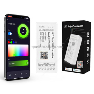 Buon prezzo di fabbrica 18A 216W Tuya WiFi Beacon 2.4G telecomando Wireless RF Dimmer 6A RGB RGBW led striscia di controllo parete - Product Image 5