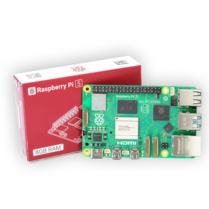 Ufficiale originale Raspberry Pi 5 Cortex-A76 Linux 8GB braccio Board Python programlama PCIe Gigabit Ethernet USB3.0 - Product Image 1