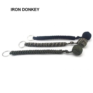 Irondonkey טקטית הגנה שבעה חבל מטריית ליבה תפקודי חירום רב תכליתיים איגרוף קוף הישרדות עם כדור פלדה - Product Image 6