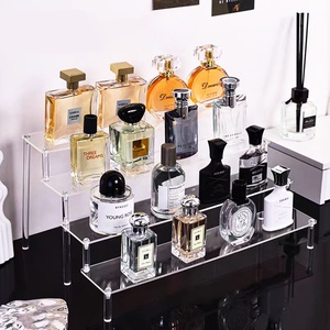 Wholesale Custom High Quality Acrylic Stepped Cosmetics <strong>Display</strong> Stand Acrylic Makeup <strong>Display</strong> Stand