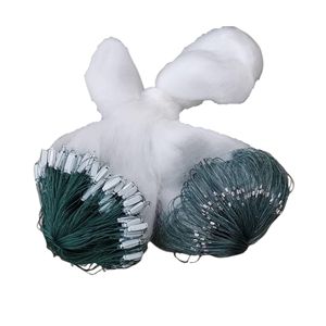 Yeni tasarım fabrika fiyat üç katmanlı 10M-90M balık ağı çin el yapımı naylon Mono solungill Net duvarlar sürüklenme Net balık - Product Image 6