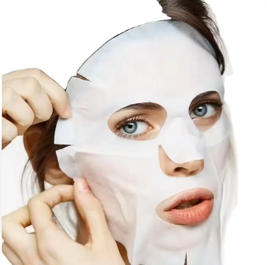 Großhandel individualisierte humanisierte Typ III Kollagen-Reparatur-Patch Dressings Baumwollblech Masken trockene fette Haut Gesicht Probengröße