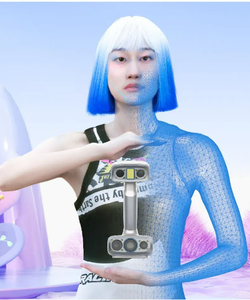 Shining Einscan H2 Escáner 3D de mano Figura humana y objetos coloridos Escáner láser 3D