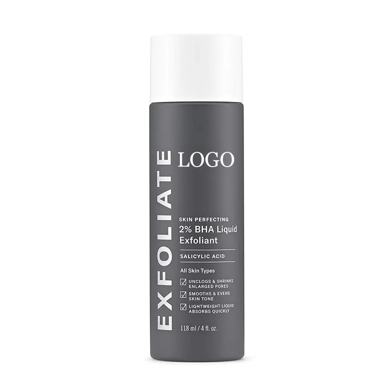 OEM Private Label Skin Perfecting 2% BHA Exfoliating Liquid For blackheads and pore enlargement Salicylic acid