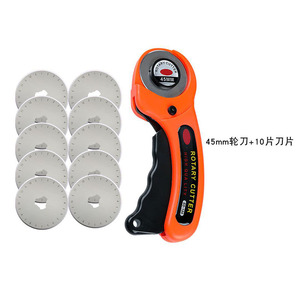 45mm Patchwork tekerlek bıçak kesme bezi yuvarlak ocak deri kesici bıçak sapı rulo el-cut aracı Patchwork kumaş araçları - Product Image 2