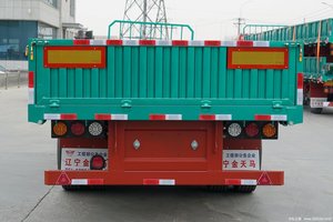 新条件3轴13m直梁低底盘半挂车公路运输卡车拖车