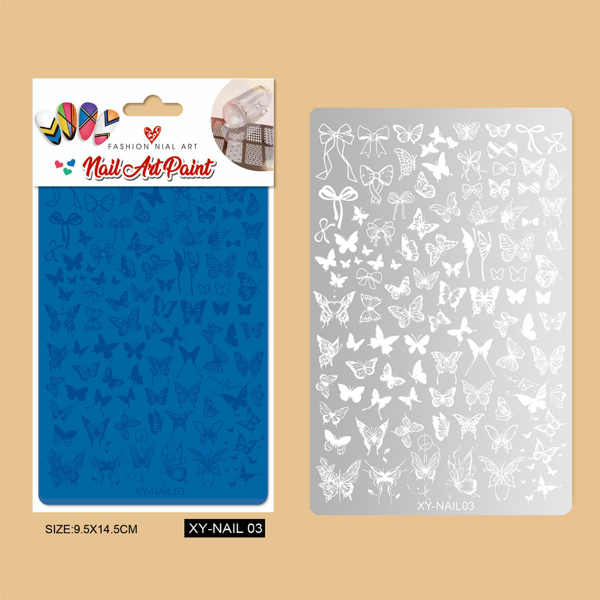 Plaque d'acier xy-nail 03