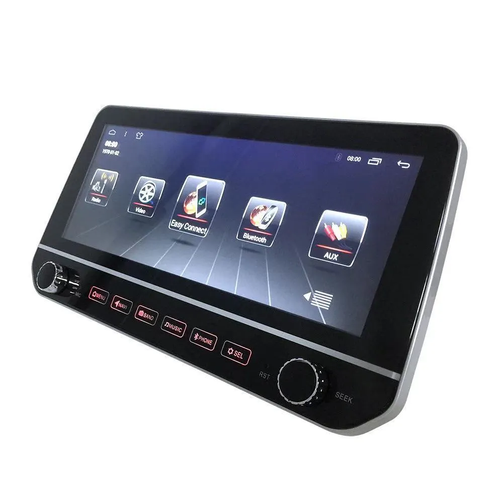 Reproductor multimedia Universal para coche, pantalla táctil de 10,25 pulgadas, Android, Wifi, FM, GPS, compatible con marcos de coche de 9 pulgadas y 10,1 pulgadas