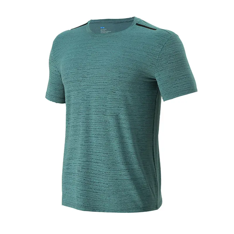 Camicie da uomo a maniche corte per il Fitness colletto tondo abbigliamento ad asciugatura rapida allenamento traspirante t-shirt oversize sportive allentate