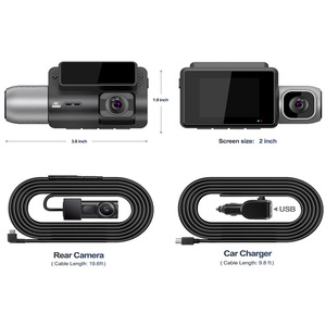 M700 <span class=keywords><strong>Dashcam</strong></span> 4k 소니 335 자동차 dvr 카메라 4K 대시 캠 3 렌즈 와이파이 gps 3 웨이 전면 4k 후면 2K 내부 1080P 4k <span class=keywords><strong>dashcam</strong></span> - Product Image 6