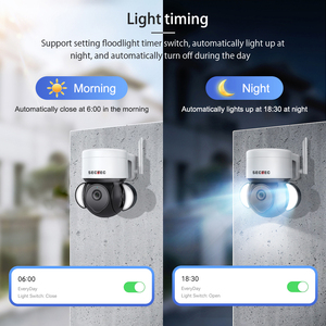 SECTC HOT 4MP Câmera CCTV Áudio Em Dois Sentidos Detecção De Movimento Auto Rastreamento PTZ Câmera Ao Ar Livre
