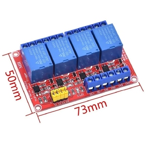 リレーモジュール1 2 4 6 8チャンネル5V 12V 24V 24Vリレーモジュールボードオプトカプラーサポート高レベルおよび低レベルトリガー - Product Image 4