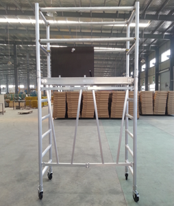 Andamio móvil de 6 pies Banco DE TRABAJO multiusos Yeso Estilo panadero Andamio Plataforma Rodante H Marco Andamio - Product Image 5