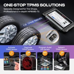 2024 TPMS Relearn <strong>Rest</strong> <strong>Programming</strong> OE ECU Coding Active Test 31 Service OBD2 Car Scanner Diagnose Autel MaxiPRO MP808S-TS - Product Image 4