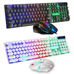 Kit de ordenador de escritorio OEM, Teclado Y ratón para Gamer, con cable Usb, Klavye, Rgb, retroiluminación, ratón Y Teclado - Product Image 1