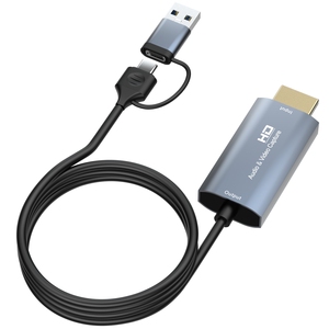 4k用于HDMI到USB/usb-c视频采集卡2m电缆电脑摄像机实时流记录会议/通话高清MP4表格 - Product Image 3