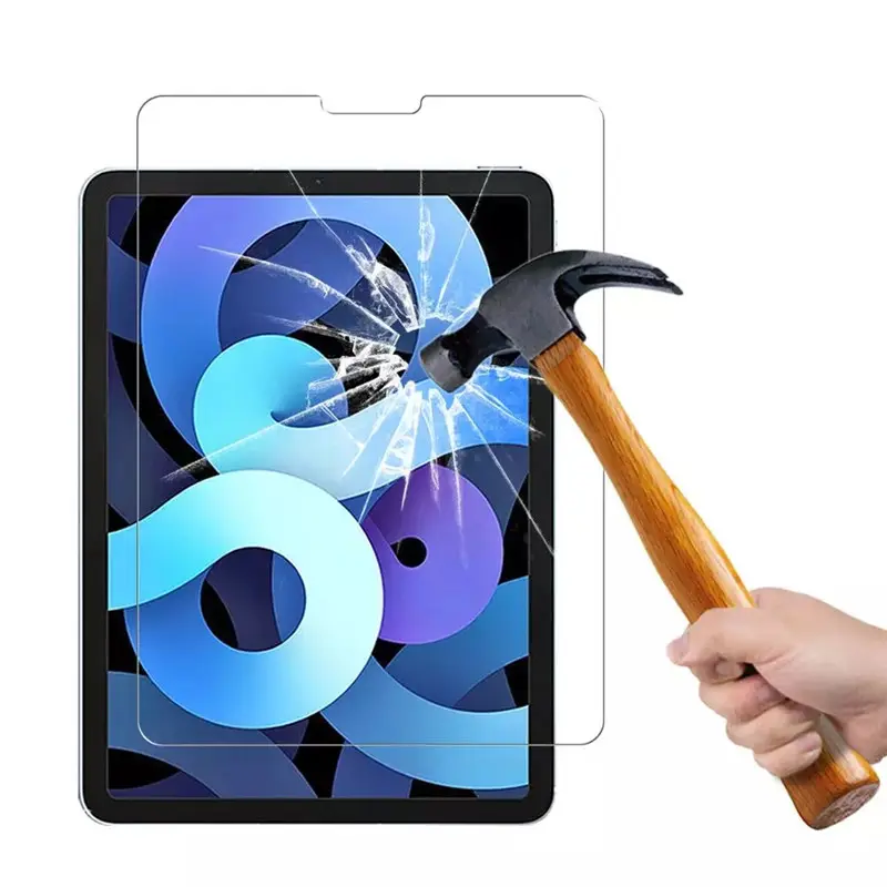 2.5D 2D противоударное закаленное стекло с закругленными краями, Защитная пленка для экрана iPad Air Mini 1 2 3 4 5 6 7 8 9 Pro 9,7 10,2 10,5 11 12,9