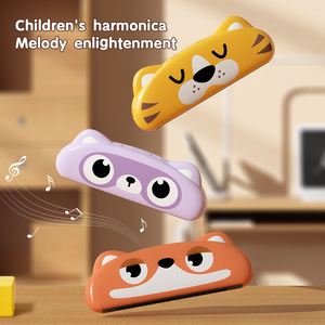 หีบเพลงเป่าธีมสัตว์สำหรับเด็กมินิฮาร์โมนิก้ามีสีเครื่องดนตรีเครื่องดนตรี - Product Image 2