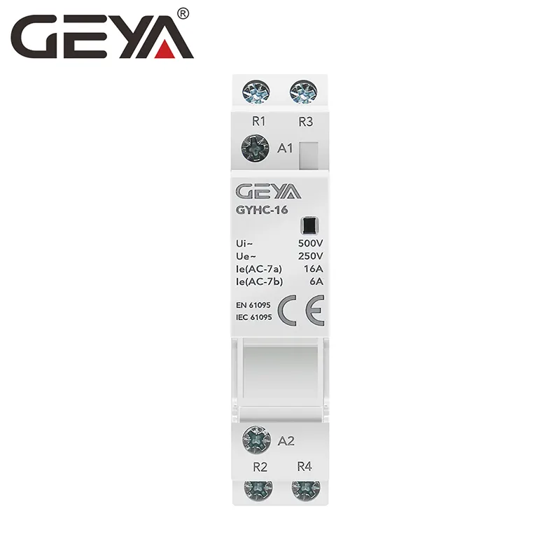 Bobina eletromagnética magnética geya gyhc, contetor 4no 110v 220v ac 40a 63a com certificado ce cb