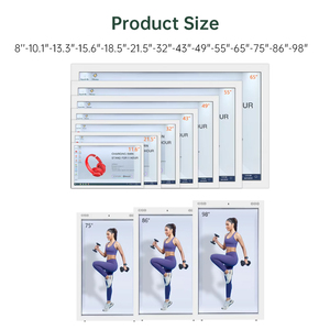 VISIGN High-Resolution 3D Holographic <strong>Display</strong> 86 Inch Transparent <strong>LCD</strong> Showcase with Touch Voice <strong>Control</strong> for Retail - Product Image 3